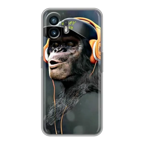 Чехол с принтом «В наушниках» для Nothing Phone 2