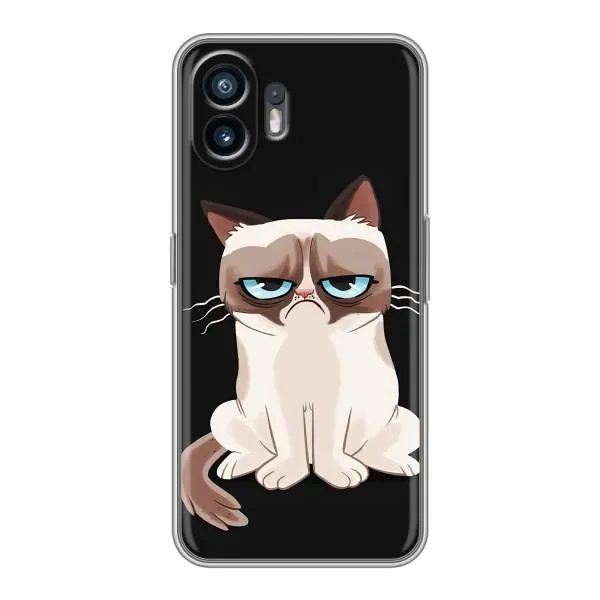 Чехол с принтом «Грустный кот» для Nothing Phone 2