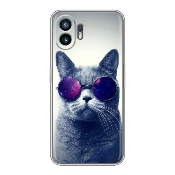 Чехол с принтом «Стильный кот» для Nothing Phone 2
