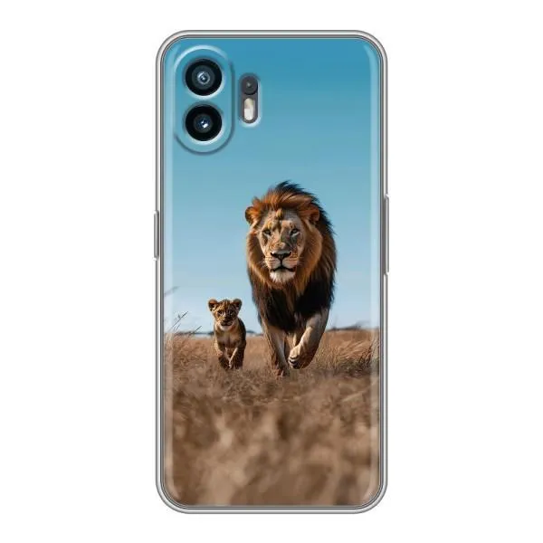 Чехол с принтом «Мусафа и Симба» для Nothing Phone 2 Чехол с принтом «Мусафа и Симба» для Nothing Phone 2