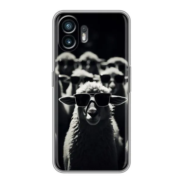 Чехол с принтом «Овечка в очках» для Nothing Phone 2