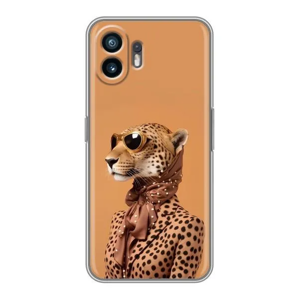 Чехол с принтом «Стильный леопард» для Nothing Phone 2