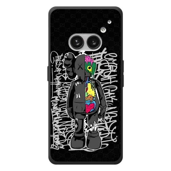 Чехол с принтом «Стиль Bearbrick» для Nothing Phone (2a) Plus