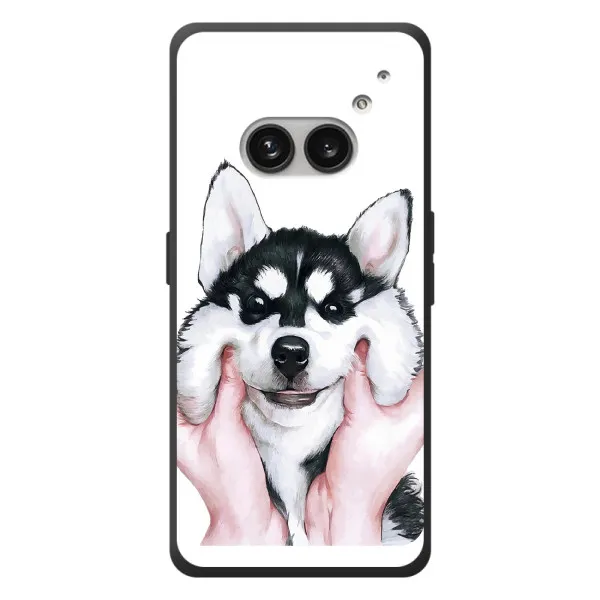 Чехол с принтом «Довольный Хаски» для Nothing Phone (2a) Plus