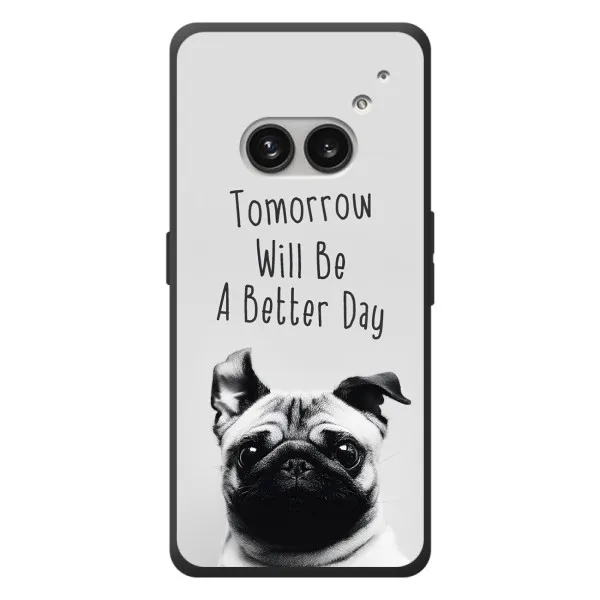 Чехол с принтом «Смешной Мопс» для Nothing Phone (2a) Plus