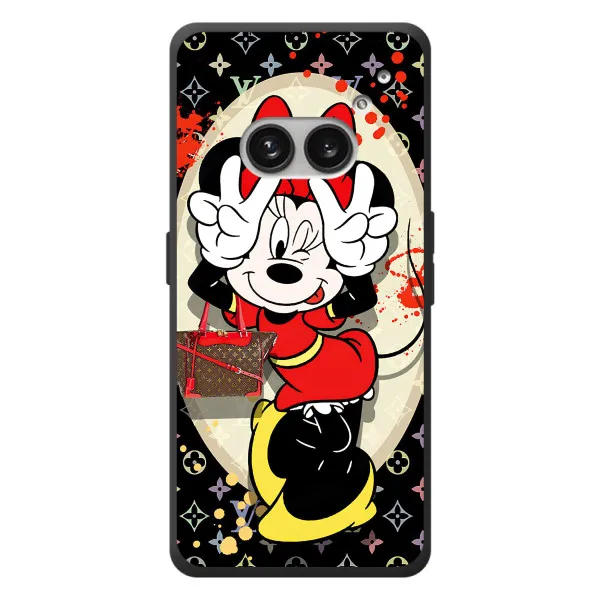 Чехол с принтом «Минни peace» для Nothing Phone (2a) Plus