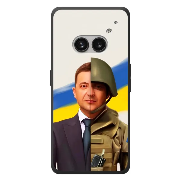 Чохол з принтом «Зеленский солдат» для Nothing Phone (2a) Plus