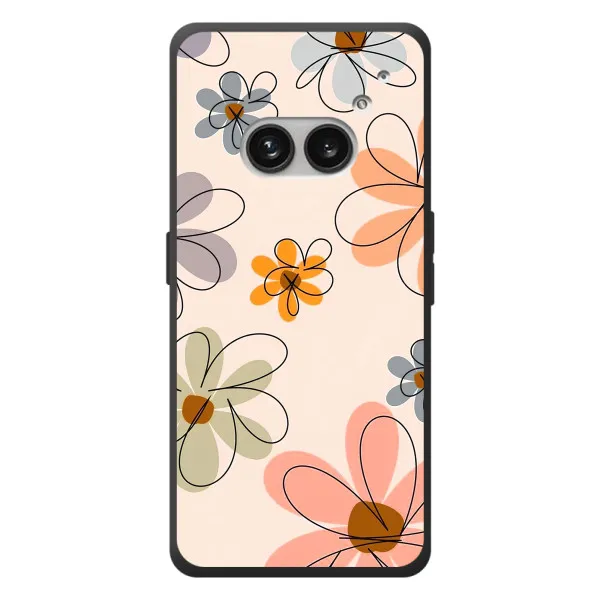 Чохол з принтом «Кольорові квіти» для Nothing Phone (2a) Plus