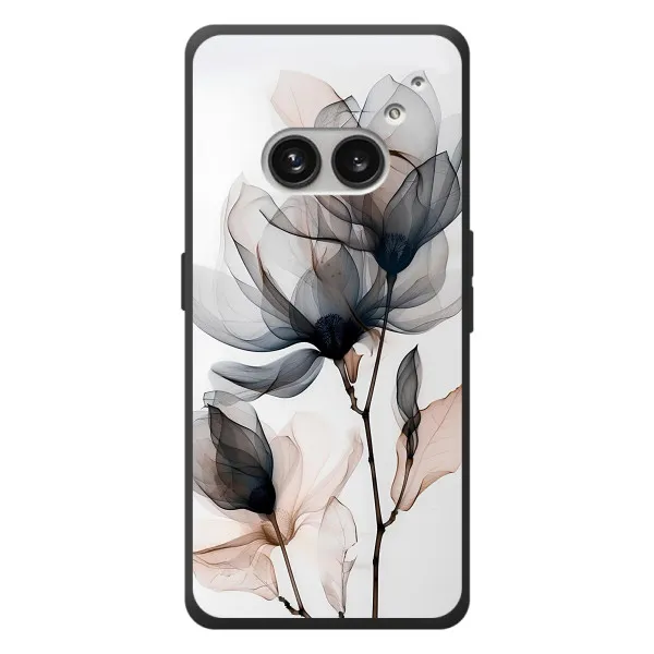 Чохол з принтом «Квіти на білому» для Nothing Phone (2a) Plus