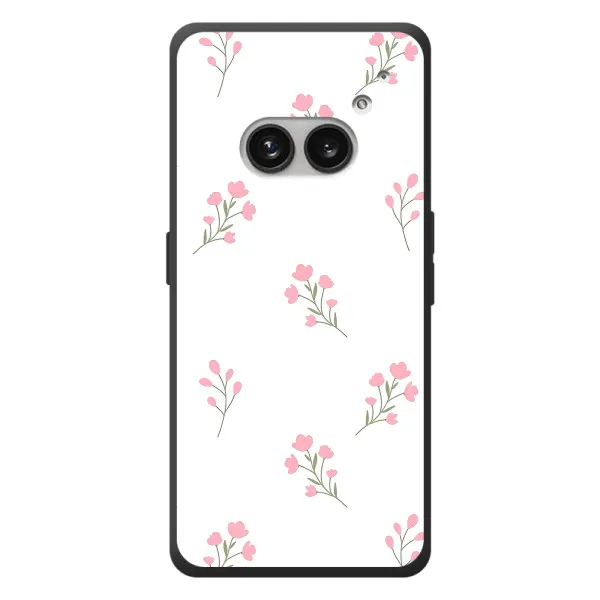 Чохол з принтом «Рожеві квіти» для Nothing Phone (2a) Plus