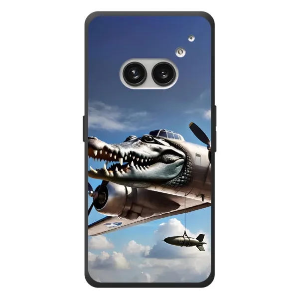Чехол с принтом «Бомбардиро крокодило» для Nothing Phone (2a) Plus