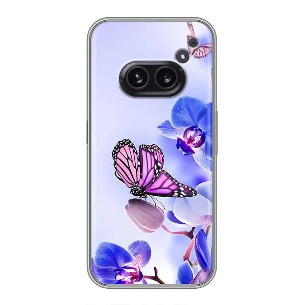 Чохол з принтом «Метелик на квітах» для Nothing Phone 2a Чохол з принтом «Метелик на квітах» для Nothing Phone 2a