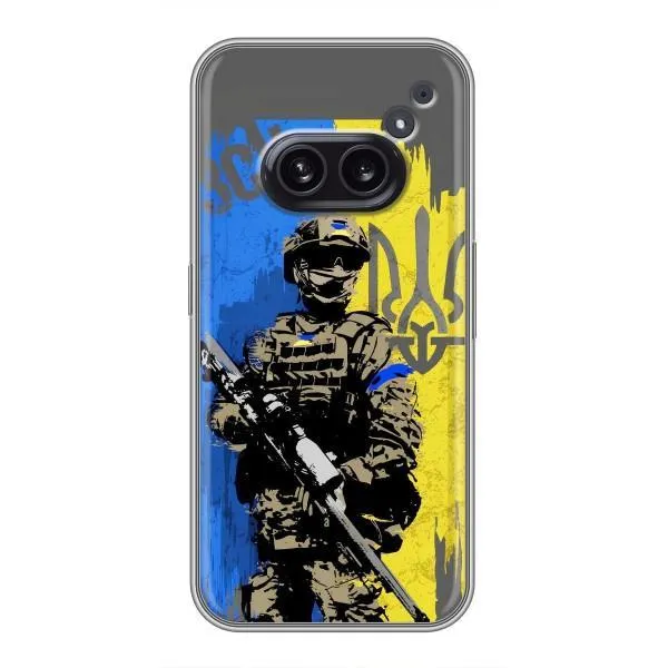 Чехол с принтом «АРТ солдат» для Nothing Phone 2a