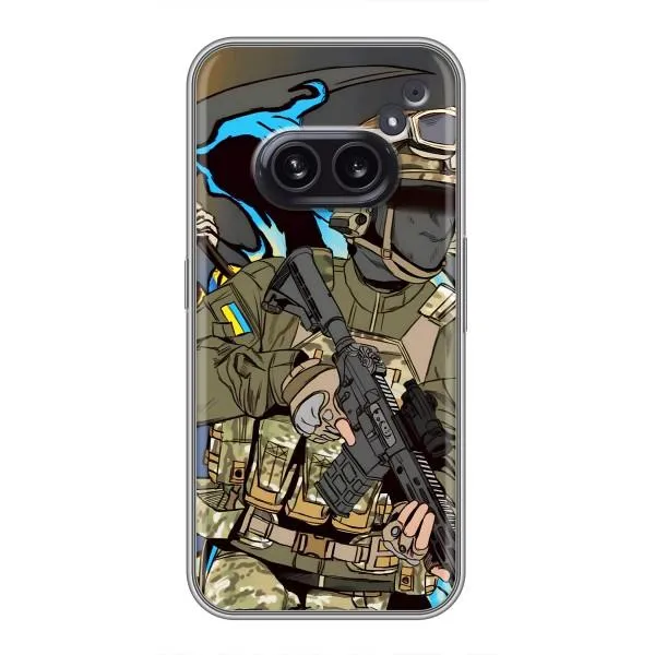 Чехол с принтом «Воин ВСУ» для Nothing Phone 2a