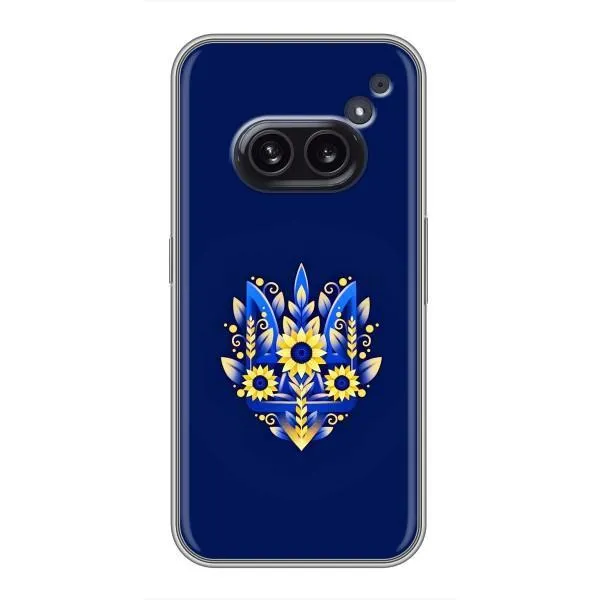 Чехол с принтом «Цветочный Герб» для Nothing Phone 2a Чехол с принтом «Цветочный Герб» для Nothing Phone 2a