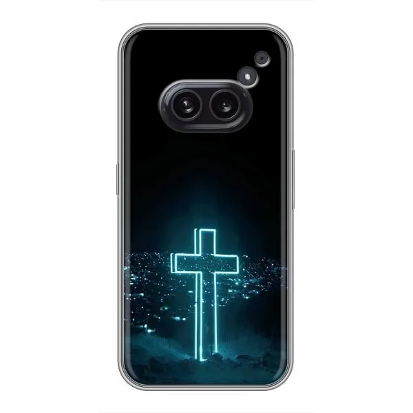 Чехол с принтом «Крест и город» для Nothing Phone 2a