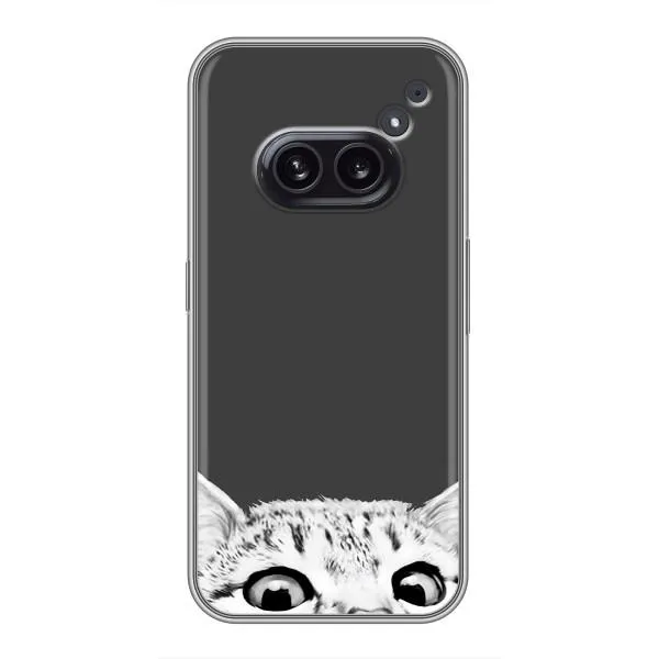 Чехол с принтом «Выглядывает кот» для Nothing Phone 2a