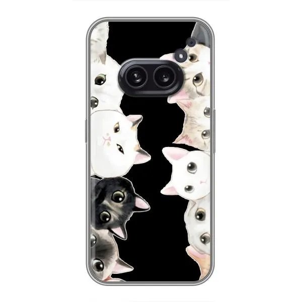 Чехол с принтом «Взгляд котов» для Nothing Phone 2a