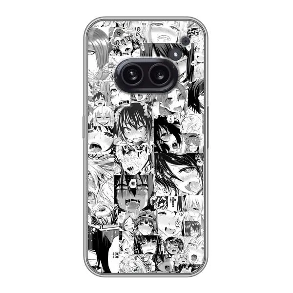 Чехол с принтом «Ahegao manga» для Nothing Phone 2a
