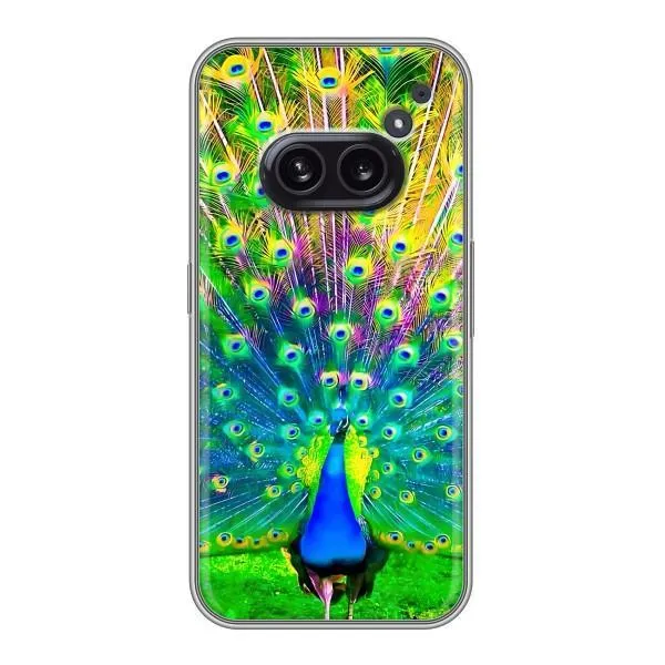 Чехол с принтом «Яркий Павлин» для Nothing Phone 2a