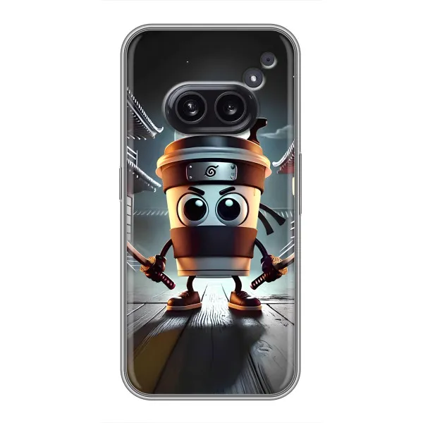 Чехол с принтом «Капучино асасино» для Nothing Phone 2a Чехол с принтом «Капучино асасино» для Nothing Phone 2a