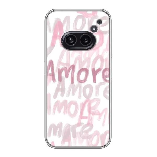Чехол с принтом «Аморе любовь» для Nothing Phone 2a Чехол с принтом «Аморе любовь» для Nothing Phone 2a