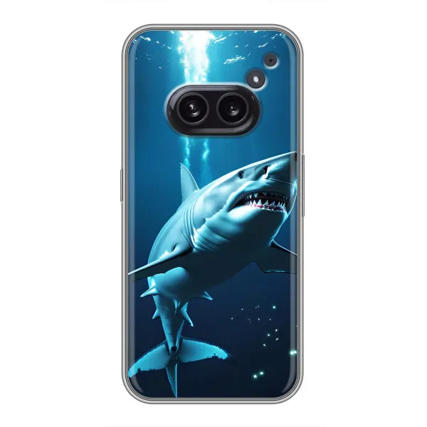 Чехол с принтом «Акула под водой» для Nothing Phone 2a