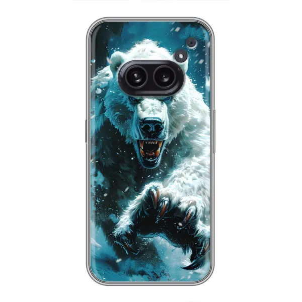 Чехол с принтом «Полярный медведь» для Nothing Phone 2a