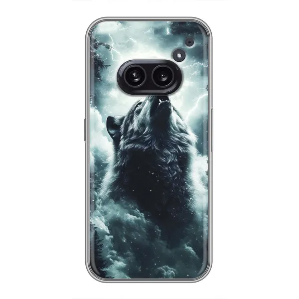 Чехол с принтом «Волк в облаках» для Nothing Phone 2a