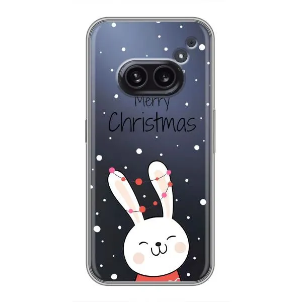 Чехол с принтом «Рождественский заяц» для Nothing Phone 2a Чехол с принтом «Рождественский заяц» для Nothing Phone 2a