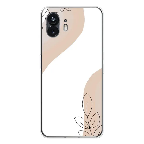 Чехол с принтом «Нюдовая веточка абстракция» для Nothing Phone 3