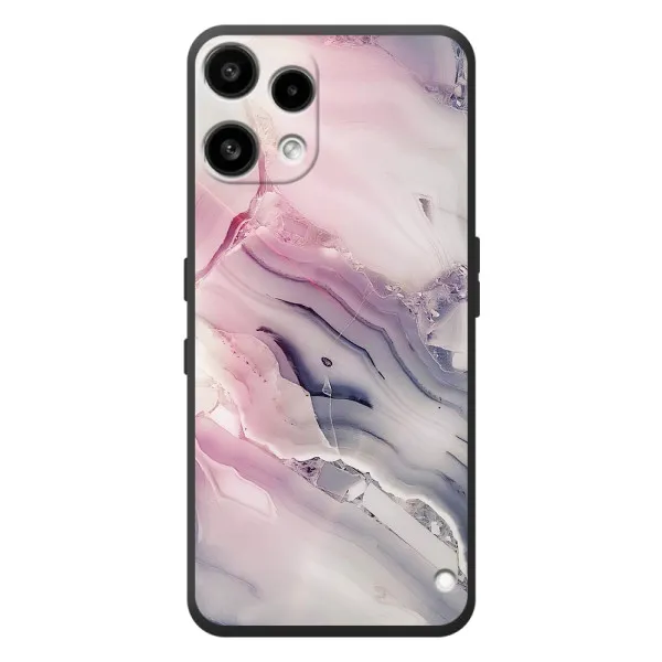 Чехол с принтом «Пурпурный Мрамор» для Nothing Phone (3a) Lite