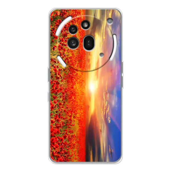 Чехол с принтом «Поле тюльпанов» для Nothing Phone (3a) Pro