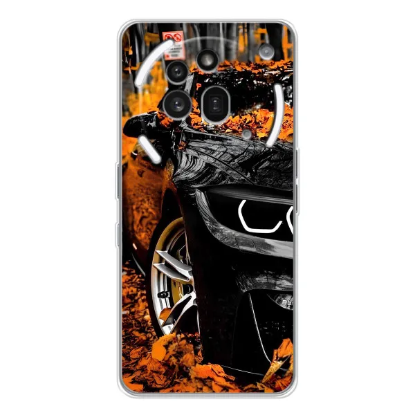 Чехол с принтом «Черная Машина» для Nothing Phone (3a) Pro