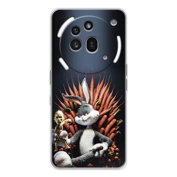 Чехол с принтом «Король Кролик» для Nothing Phone (3a) Pro