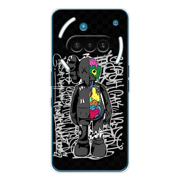 Чехол с принтом «Стиль Bearbrick» для Nothing Phone (3a)