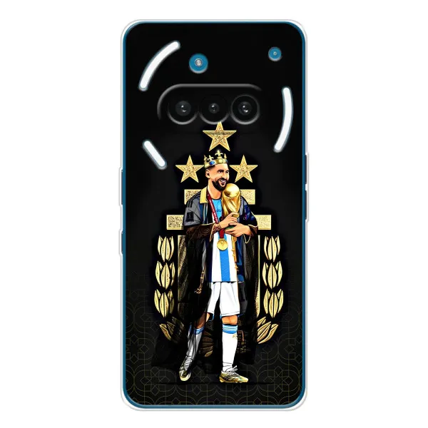 Чехол с принтом «Месси Король» для Nothing Phone (3a)