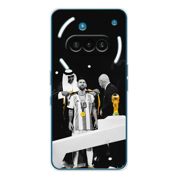 Чехол с принтом «Месси в накидке» для Nothing Phone (3a)