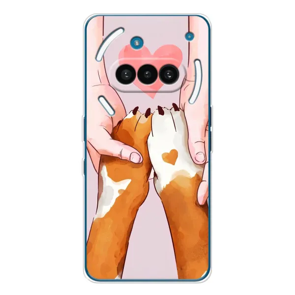 Чехол с принтом «Любовь к собакам» для Nothing Phone (3a)