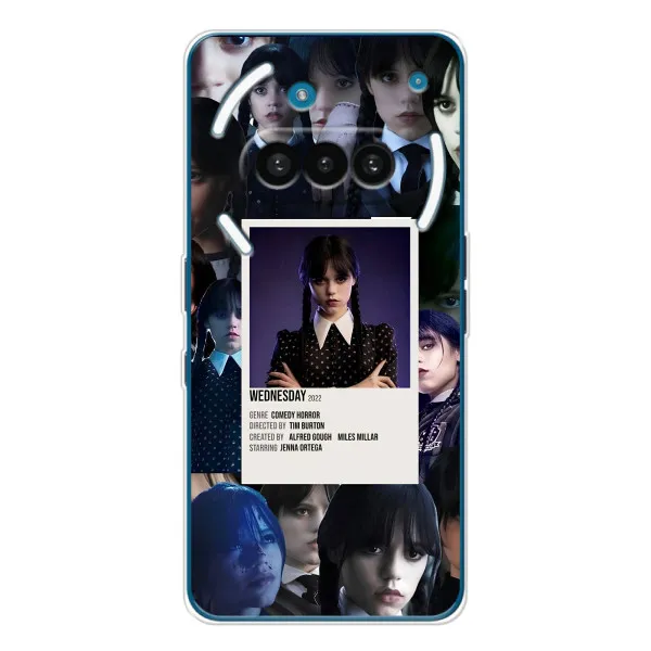 Чехол с принтом «коллаж Уэнздей» для Nothing Phone (3a)