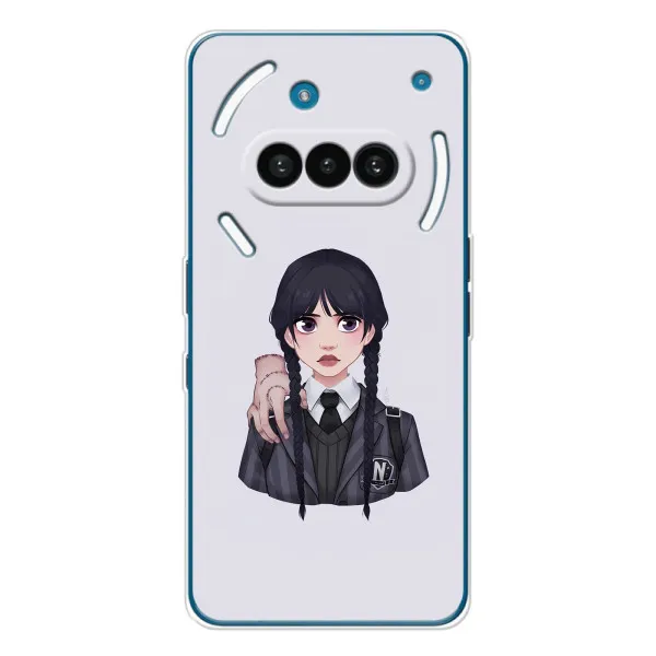 Чехол с принтом «Уэнздей и Вещь» для Nothing Phone (3a)