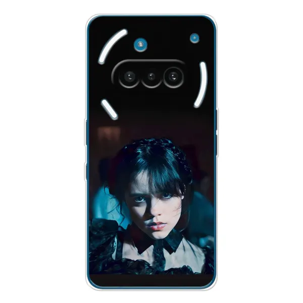 Чехол с принтом «взгляд Уэнздей» для Nothing Phone (3a)