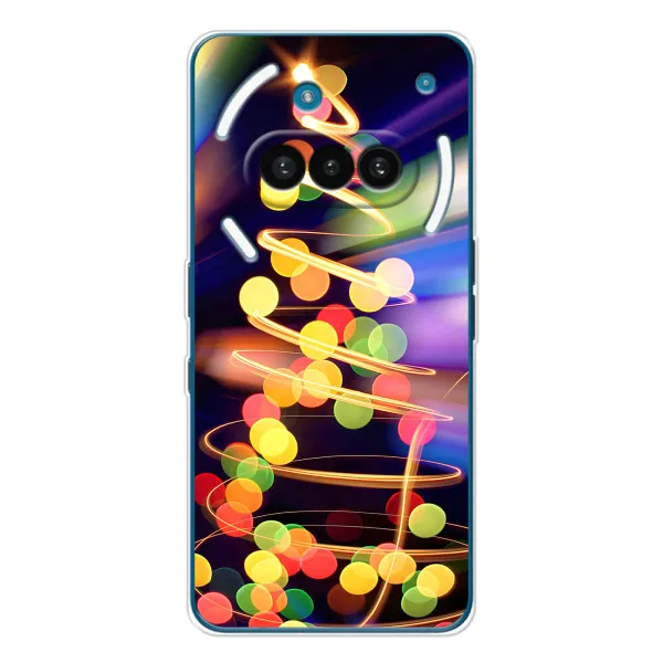 Чохол з принтом «Ялинка в огоньках» для Nothing Phone (3a)