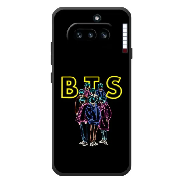 Чехол с принтом «BTS стайл» для Nothing Phone (4a) Чехол с принтом «BTS стайл» для Nothing Phone (4a)
