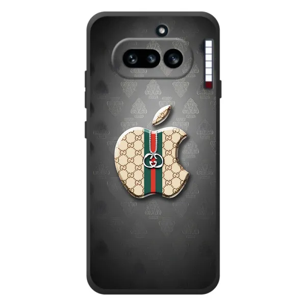 Чехол с принтом «Apple gucci» для Nothing Phone (4a) Чехол с принтом «Apple gucci» для Nothing Phone (4a)