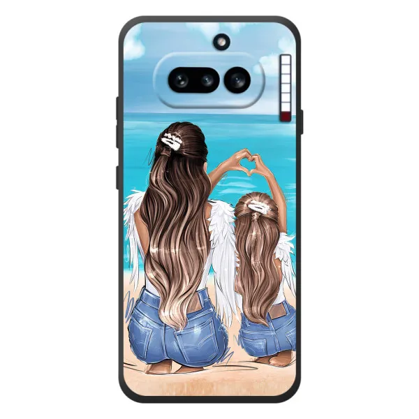 Чохол з принтом «Мама з донькою» для Nothing Phone (4a)