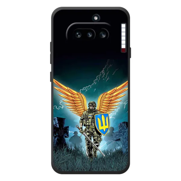 Чехол с принтом «Солдат ЗСУ» для Nothing Phone (4a)