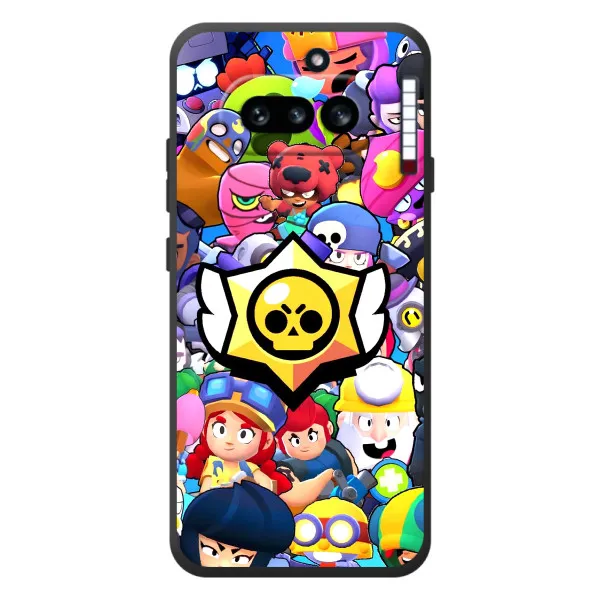 Чехол с принтом «Лого Brawl Stars» для Nothing Phone (4a)