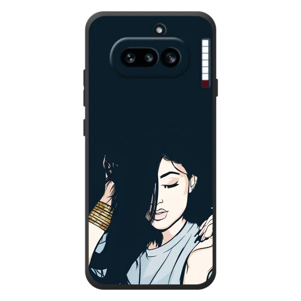 Чехол с принтом «Красивая девочка» для Nothing Phone (4a) Чехол с принтом «Красивая девочка» для Nothing Phone (4a)
