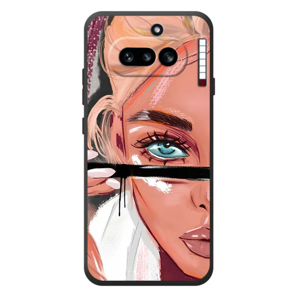 Чехол с принтом «Макияж» для Nothing Phone (4a) Чехол с принтом «Макияж» для Nothing Phone (4a)